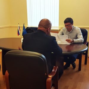 Дмитрий Судавцов провёл приём граждан по личным вопросам