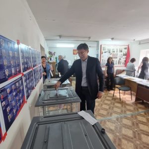 Дмитрий Судавцов принял участие в предварительном голосовании