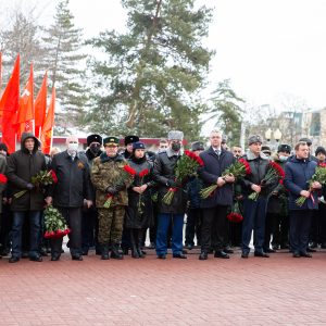 В Ставрополе прошел митинг, посвящённом 79-й годовщине освобождения края от немецко-фашистских захватчиков