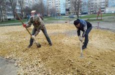 В Ставрополе депутат помог в гравийном ремонте на внутридомовой территории   