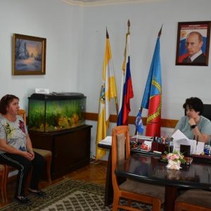 Секретарь Андроповского местного отделения партии «Единая Россия»» провела прием граждан