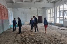 В Степновском округе ремонтируют школу