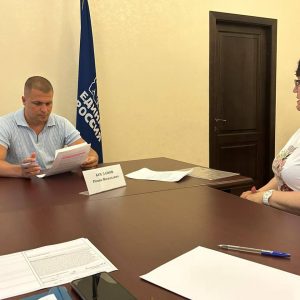 В Ставрополе прошел прием граждан городским депутатом