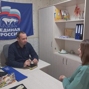 Депутат Думы Ставропольского края Игорь Николаев провёл очередной приём граждан на своём избирательном округе